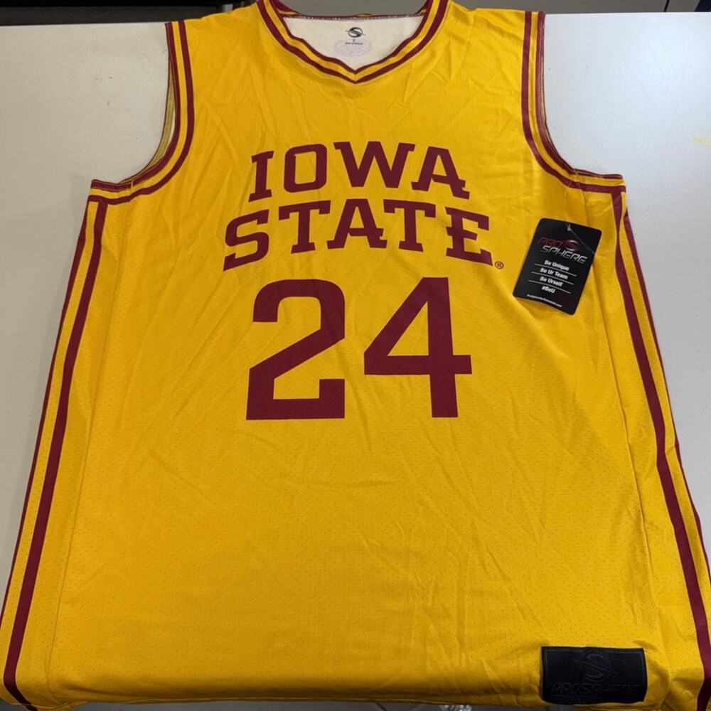 Iowa State Cyclones ProSphere Basketball Team Jersey Large NWT